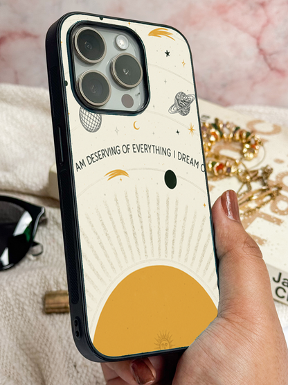 Dream Universe Premium Glass Back Cover For iPhone 11,12,13,14,15,16,17 Models The Case & Co