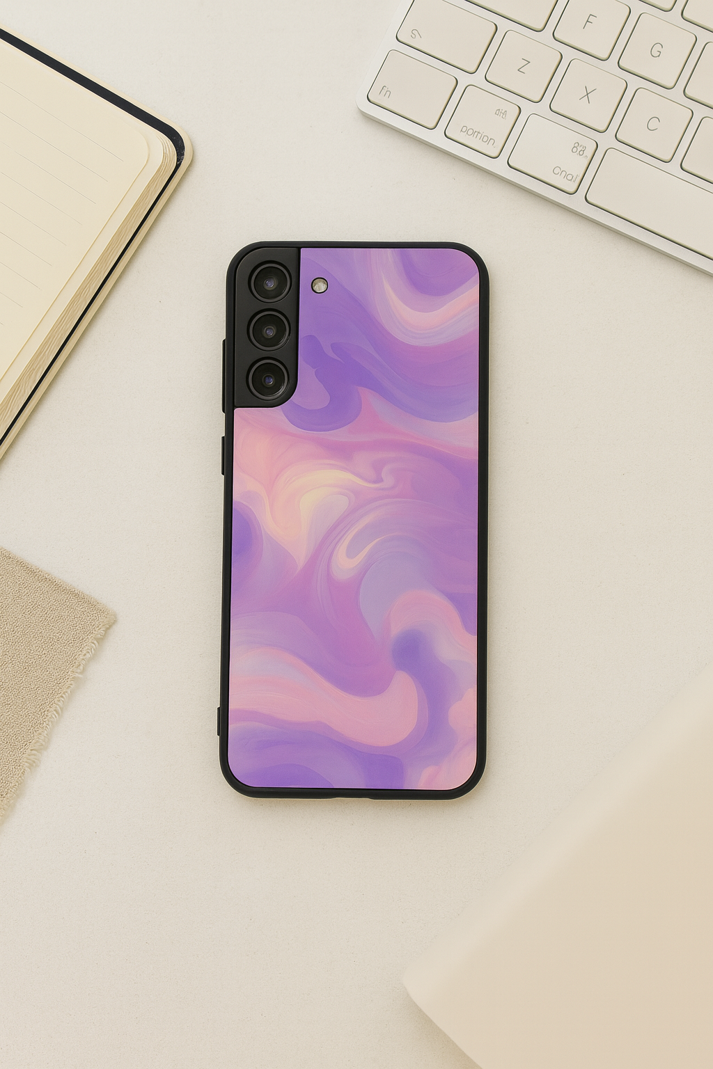 Dreamflow Premium Glass Back Cover For Galaxy S, A, M & F Series The Case & Co