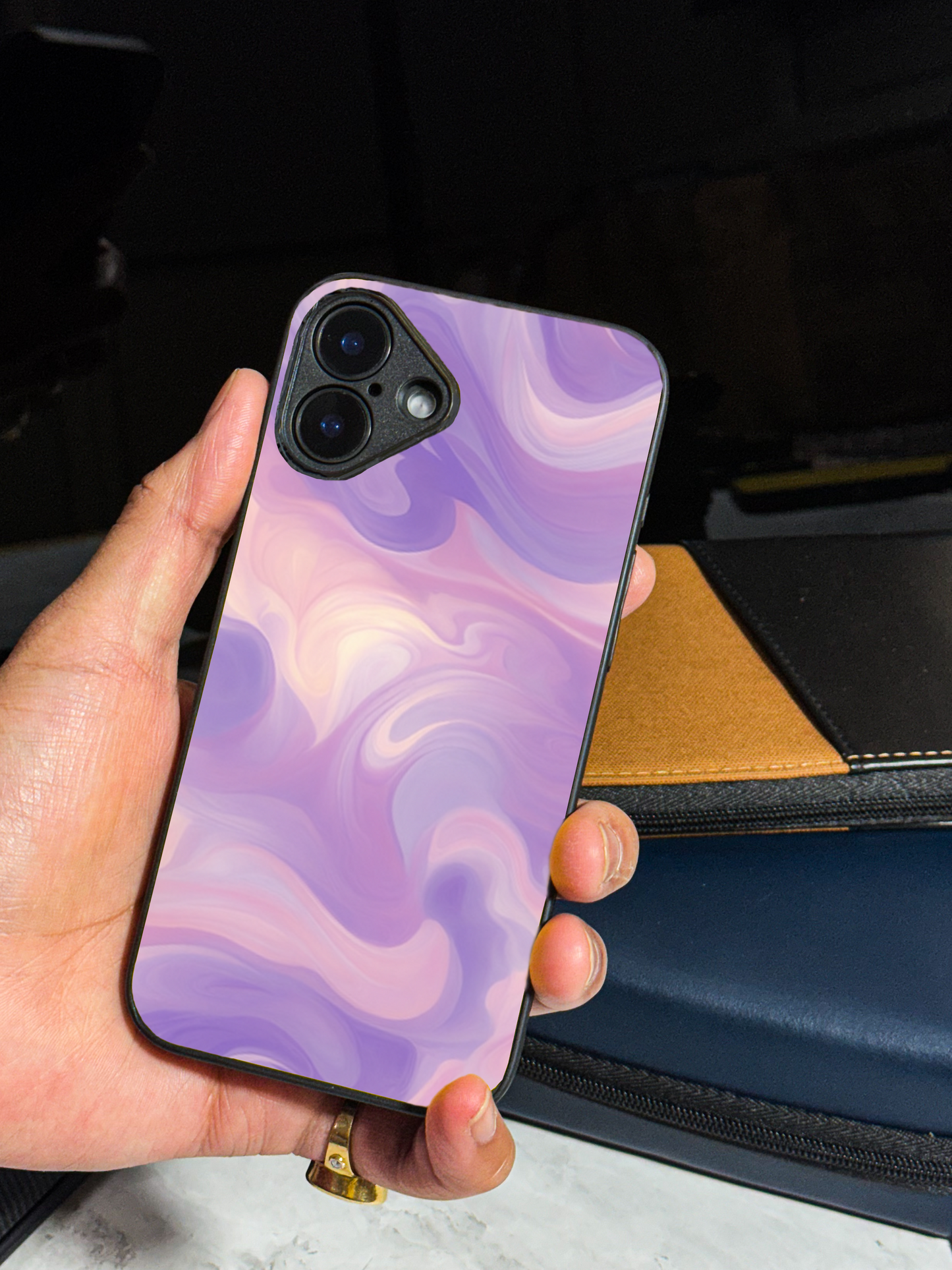 Dreamflow Premium Glass Back Cover For iPhone 11,12,13,14,15,16,17 Models The Case & Co