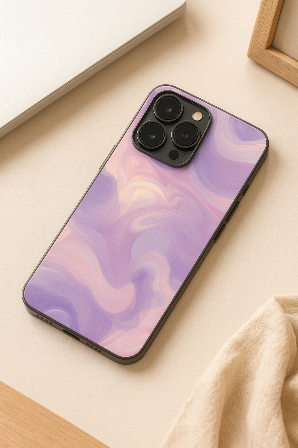 Dreamflow Premium Glass Back Cover For iPhone 11,12,13,14,15,16,17 Models The Case & Co