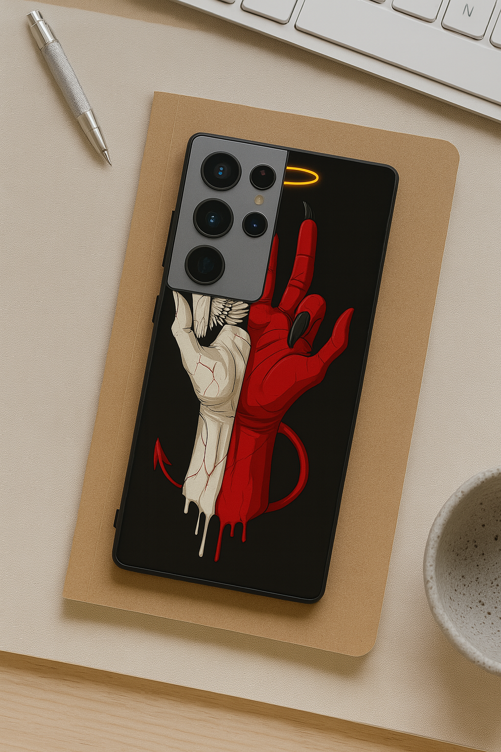 Duality Premium Glass Back Cover For Galaxy S, A, M & F Series The Case & Co