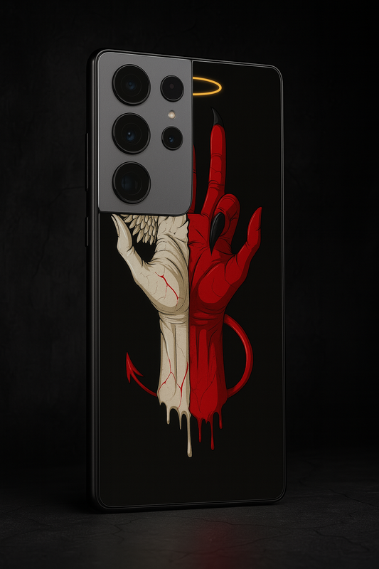 Duality Premium Glass Back Cover For Galaxy S, A, M & F Series The Case & Co