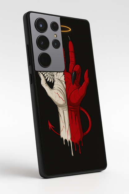 Duality Premium Glass Back Cover For Galaxy S, A, M & F Series The Case & Co