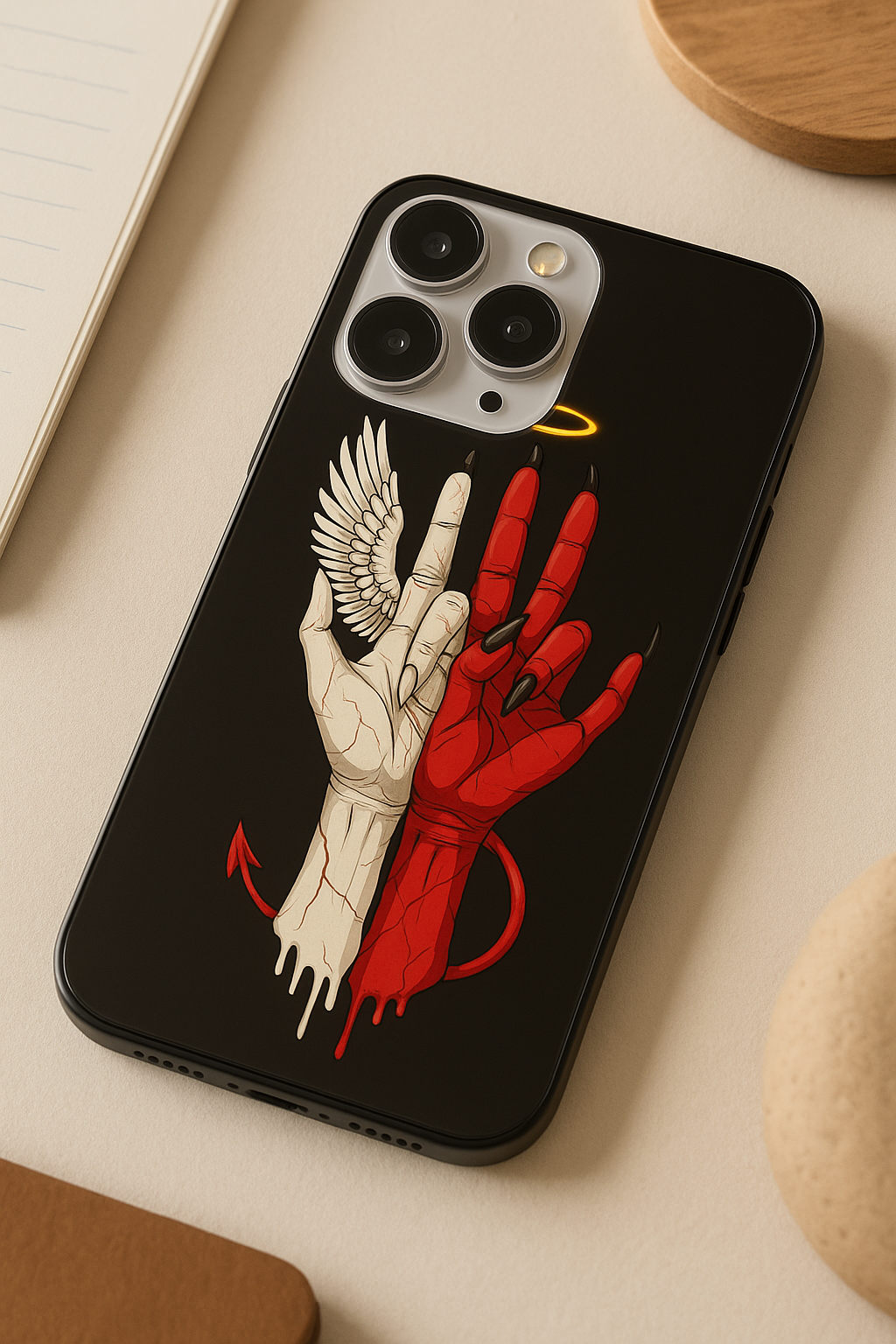 Duality Premium Glass Back Cover For iPhone 11,12,13,14,15,16,17 Models The Case & Co