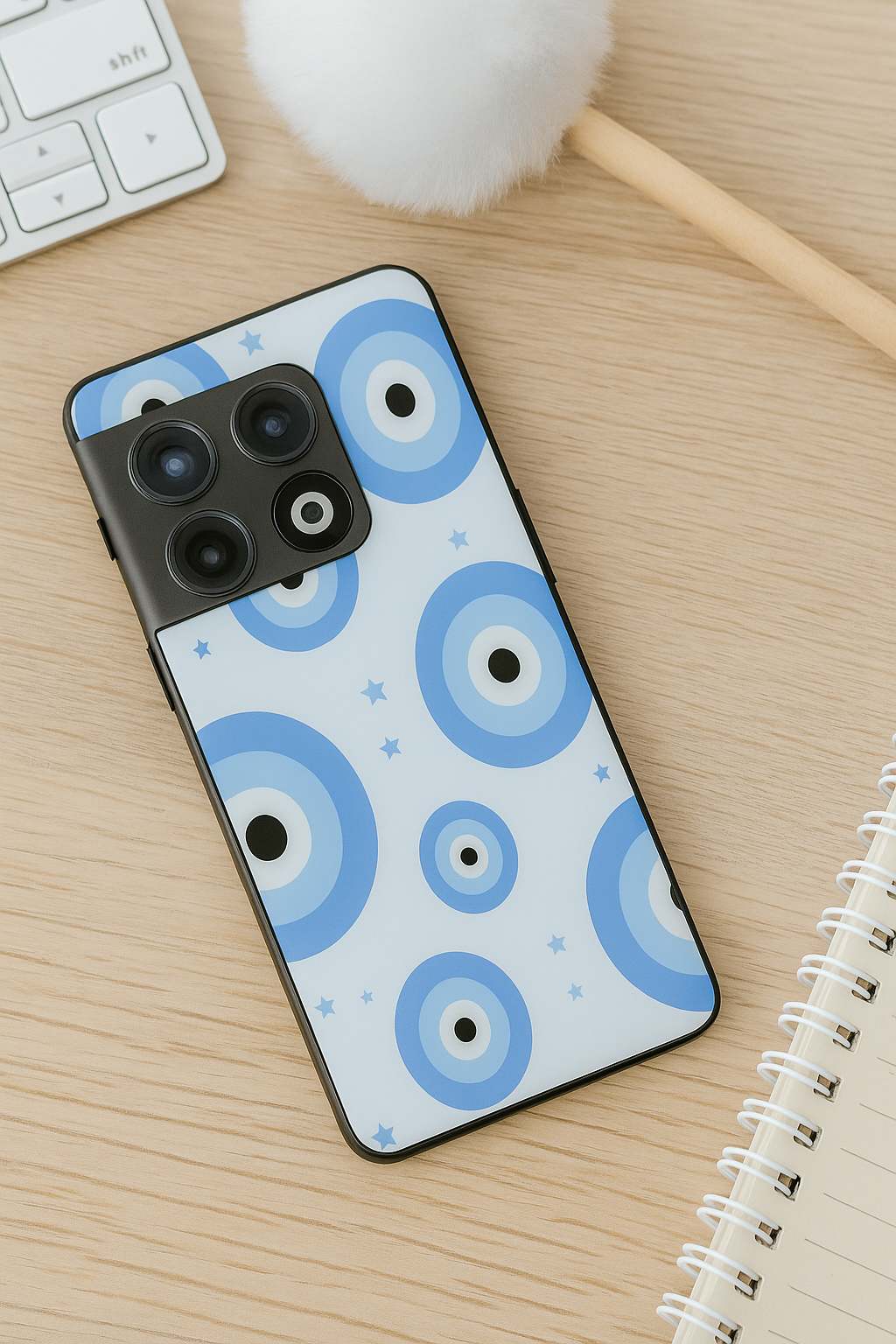 Eye Of Protection OG Premium Glass Back Cover For One Plus 13, 12, 11, 10, Nord Series The Case & Co