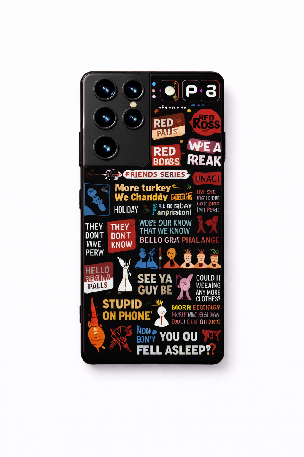 F.R.I.E.N.D.S Premium Glass Back Cover For Galaxy S, A, M & F Series The Case & Co