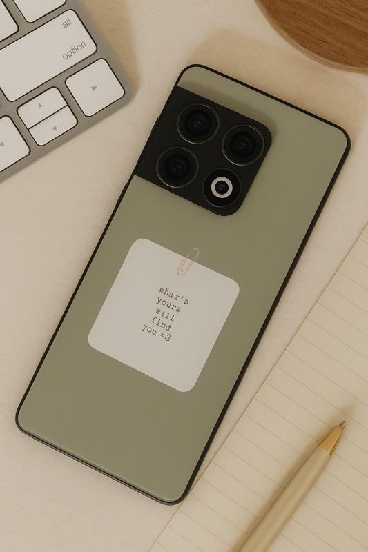 Find You Glass Back Cover For One Plus 13, 12, 11, 10, Nord Series The Case & Co