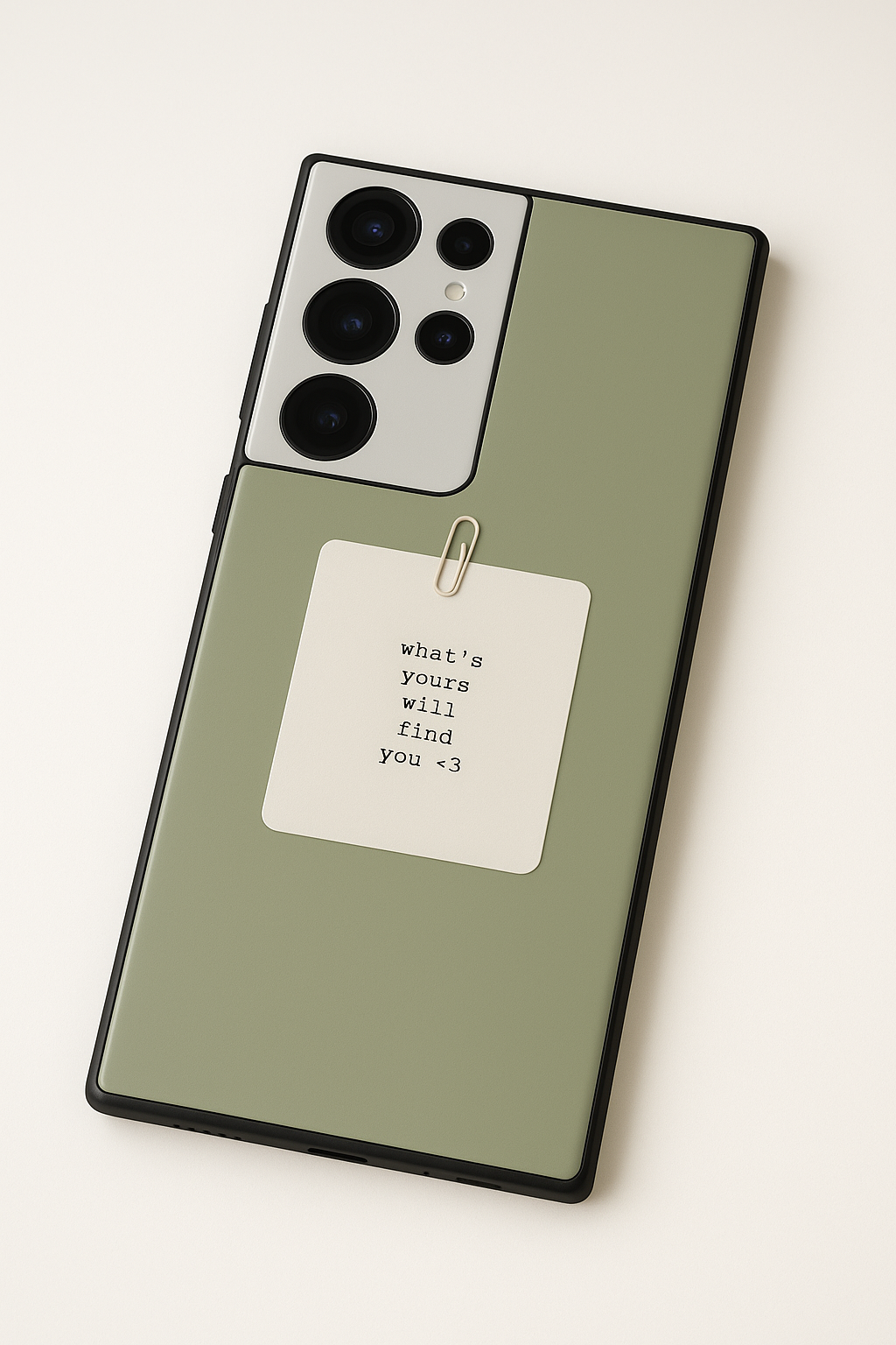 Find You Premium Glass Back Cover For Galaxy S, A, M & F Series The Case & Co