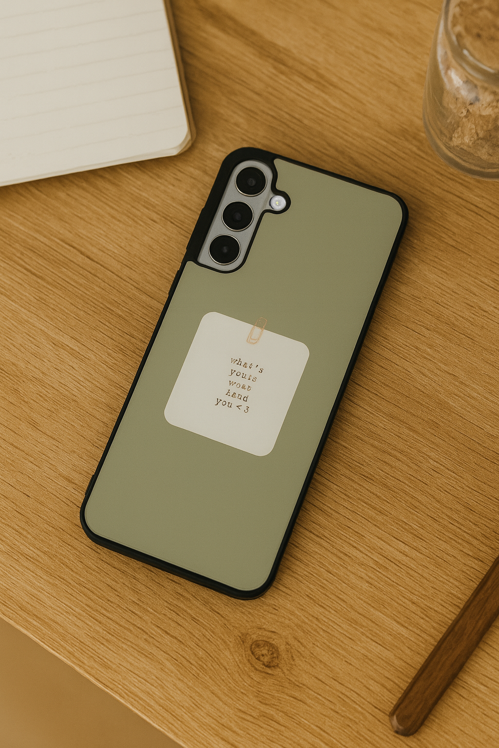 Find You Premium Glass Back Cover For Galaxy S, A, M & F Series The Case & Co