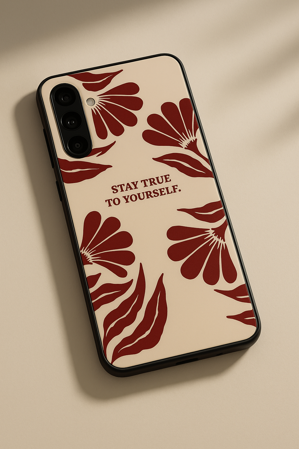 Floral Truth Premium Glass Back Cover For Galaxy S, A, M & F Series The Case & Co