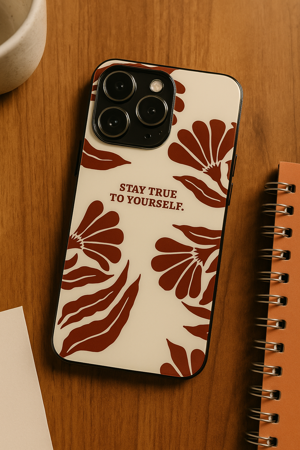 Floral Truth Premium Glass Back Cover For iPhone 11,12,13,14,15,16,17 Models The Case & Co