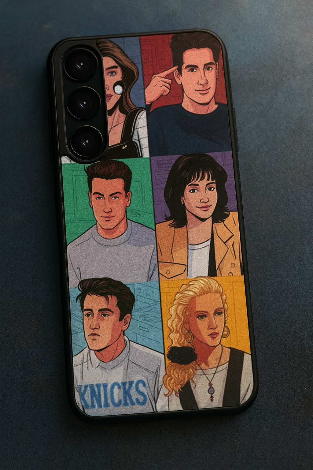 FRIENDS Retro Reels Premium Glass Back Cover For Galaxy S, A, M & F Series The Case & Co