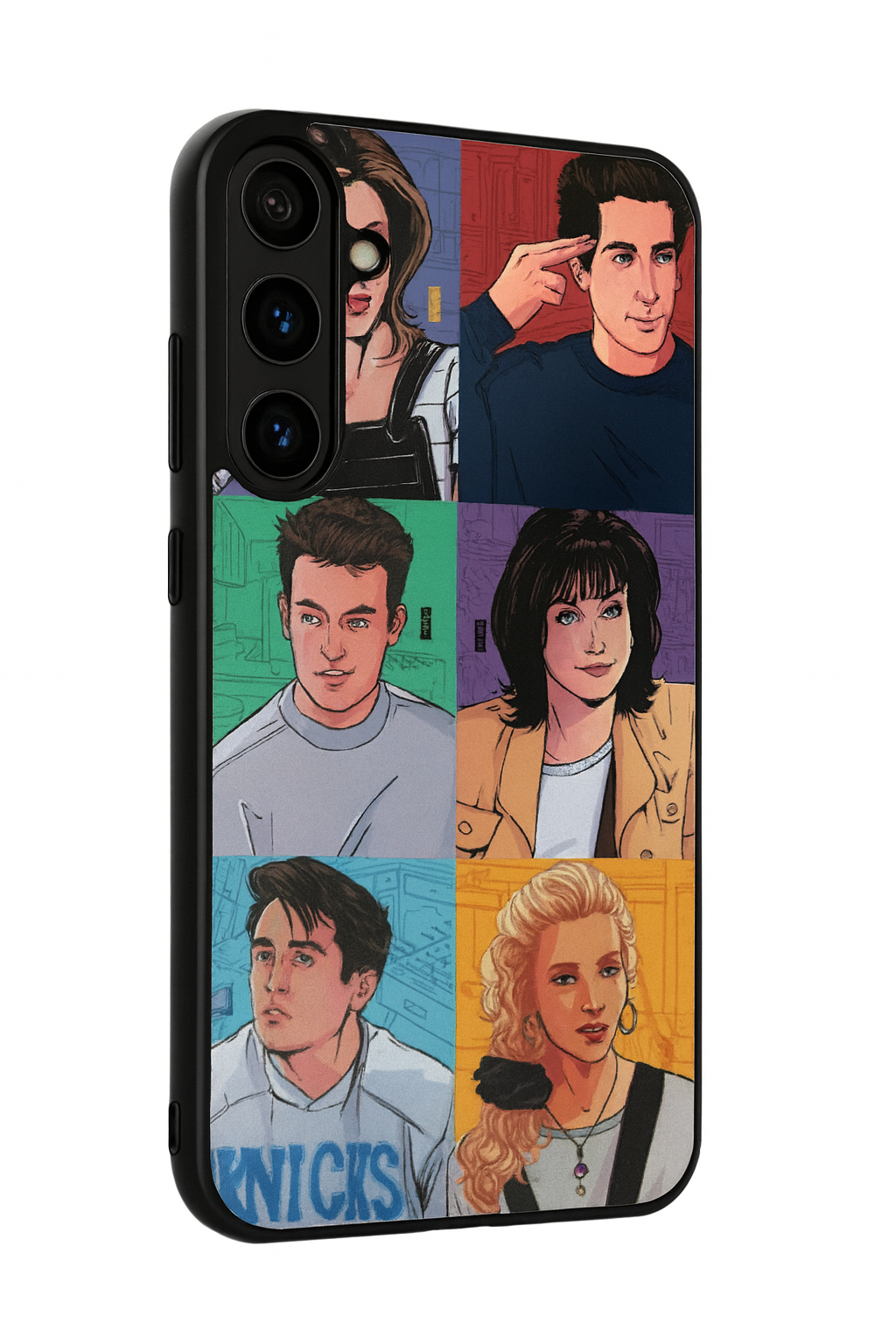 FRIENDS Retro Reels Premium Glass Back Cover For Galaxy S, A, M & F Series The Case & Co