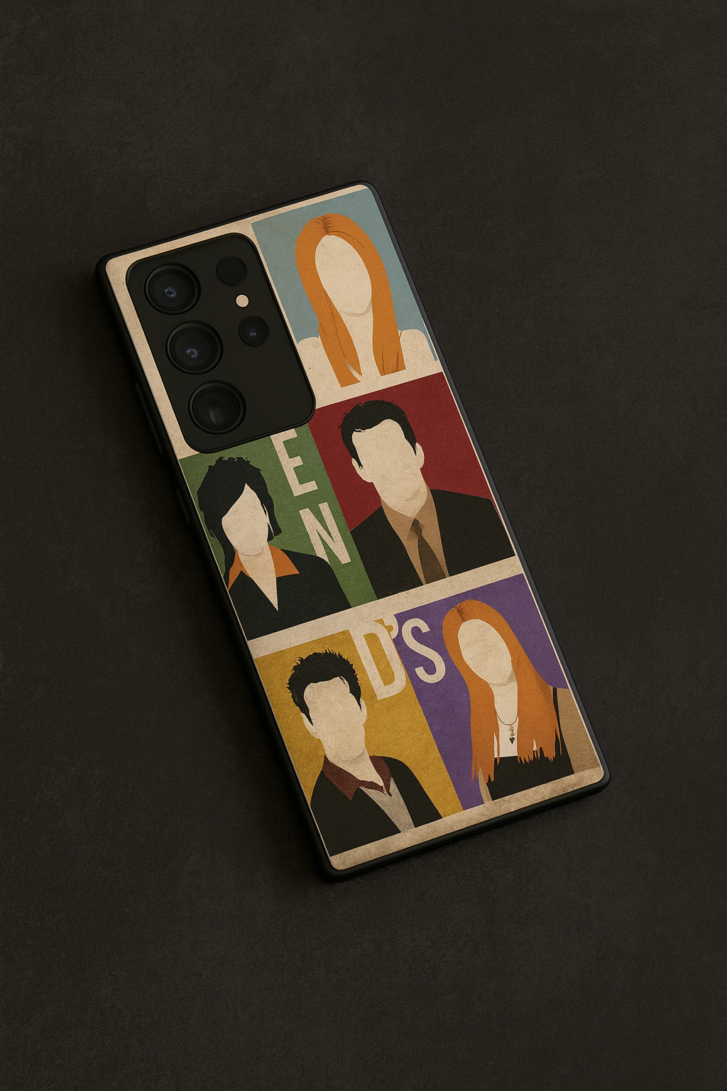 FRIENDS The Sitcom Edit Premium Glass Back Cover For Galaxy S, A, M & F Series The Case & Co