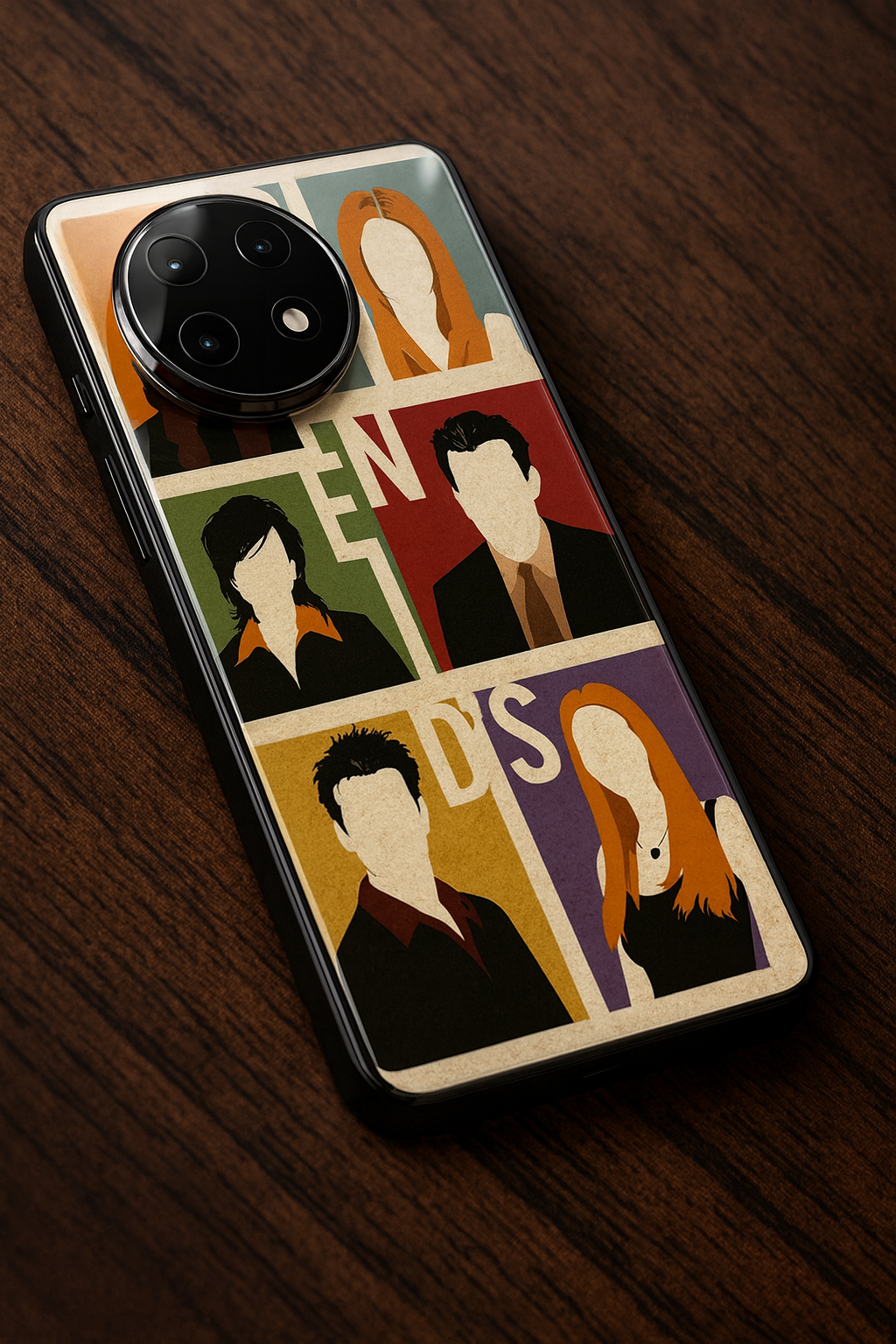 FRIENDS The Sitcom Edit Premium Glass Back Cover For One Plus 13, 12, 11, 10, Nord Series The Case & Co