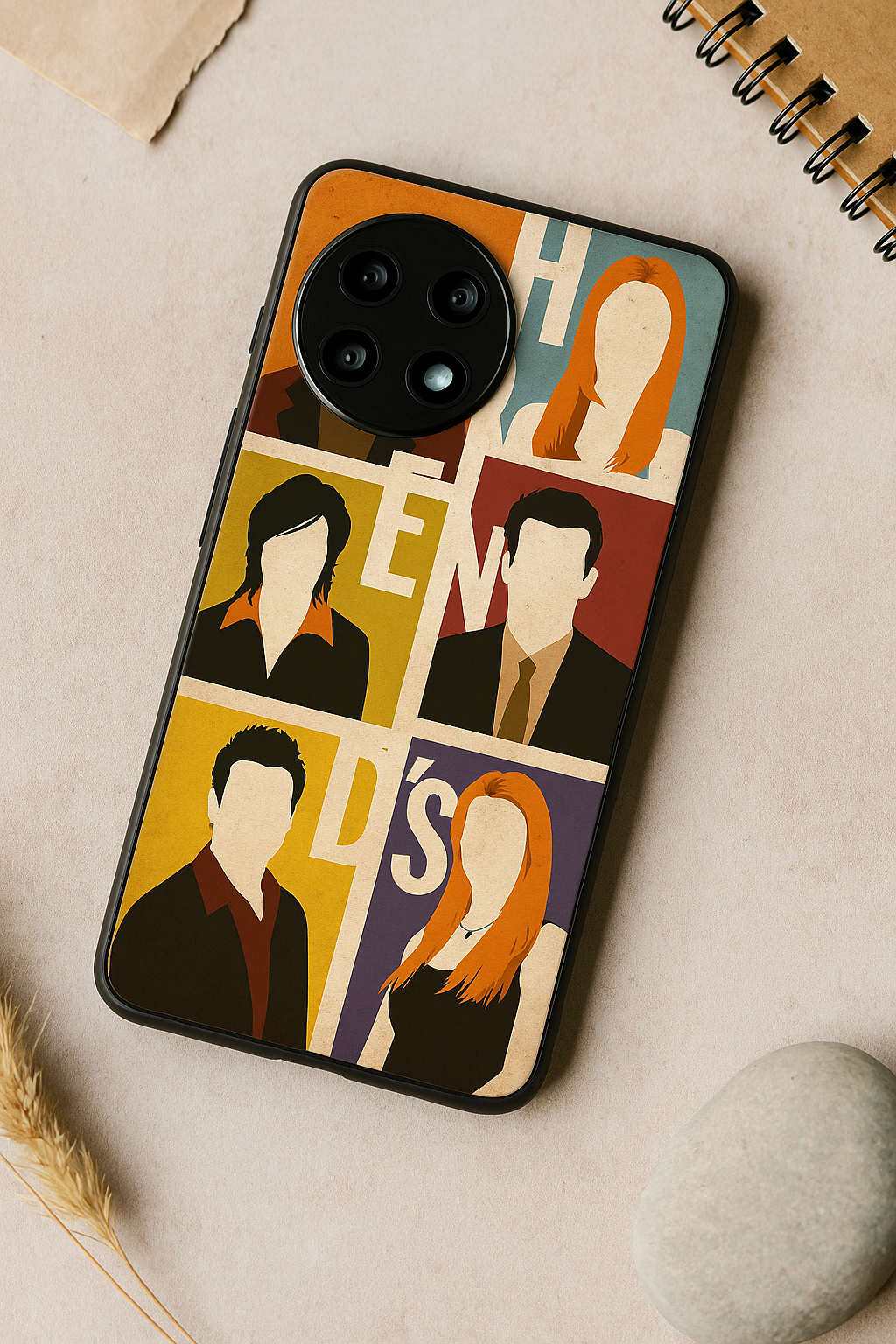 FRIENDS The Sitcom Edit Premium Glass Back Cover For One Plus 13, 12, 11, 10, Nord Series The Case & Co