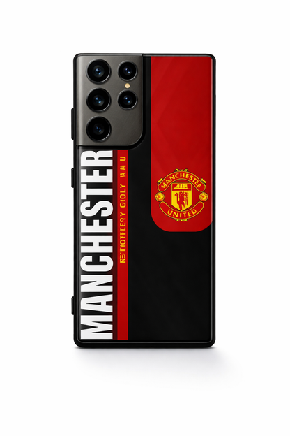 Glory Glory United Premium Glass Back Cover For Galaxy S, A, M & F Series The Case & Co