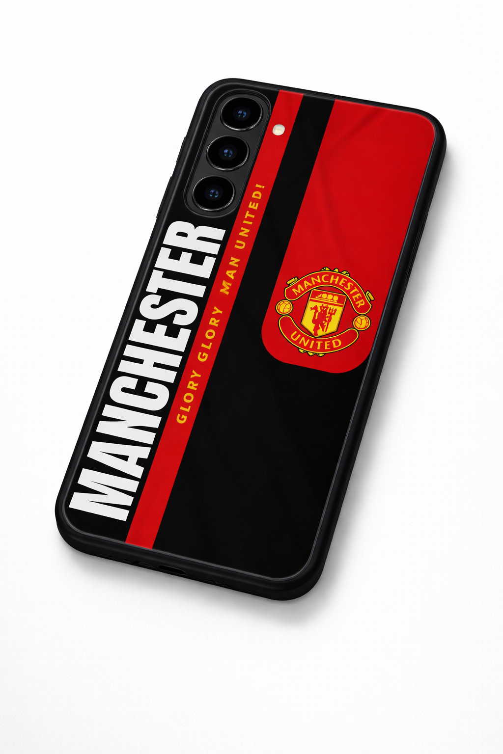 Glory Glory United Premium Glass Back Cover For Galaxy S, A, M & F Series The Case & Co