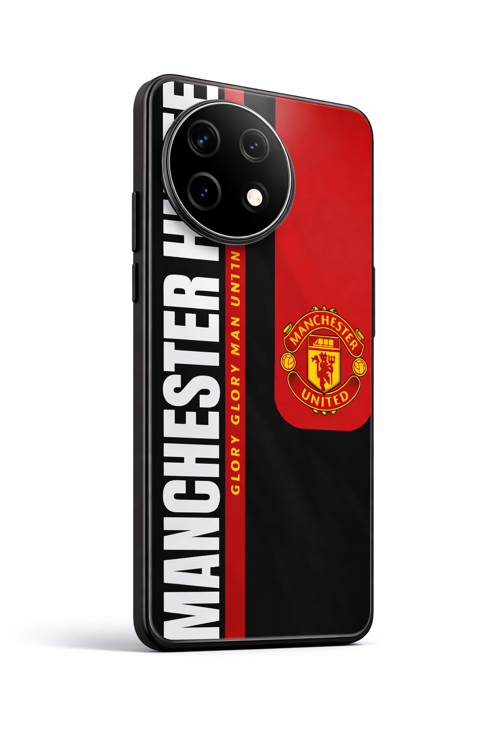 Glory Glory United Premium Glass Back Cover For One Plus 13, 12, 11, 10, Nord Series The Case & Co
