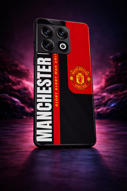 Glory Glory United Premium Glass Back Cover For One Plus 13, 12, 11, 10, Nord Series The Case & Co
