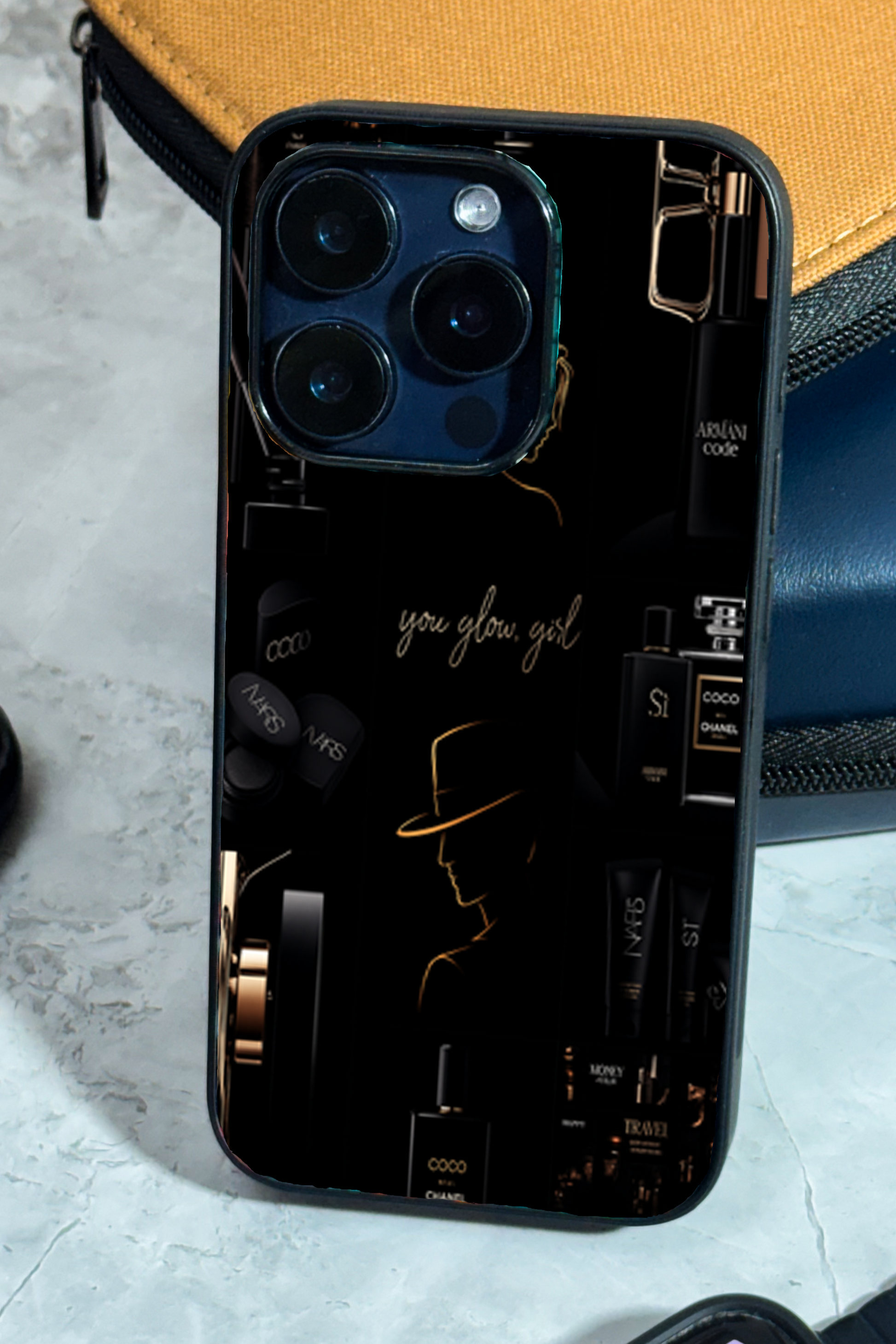 Glow & Grace Premium Glass Back Cover For iPhone 11,12,13,14,15,16,17 Models The Case & Co