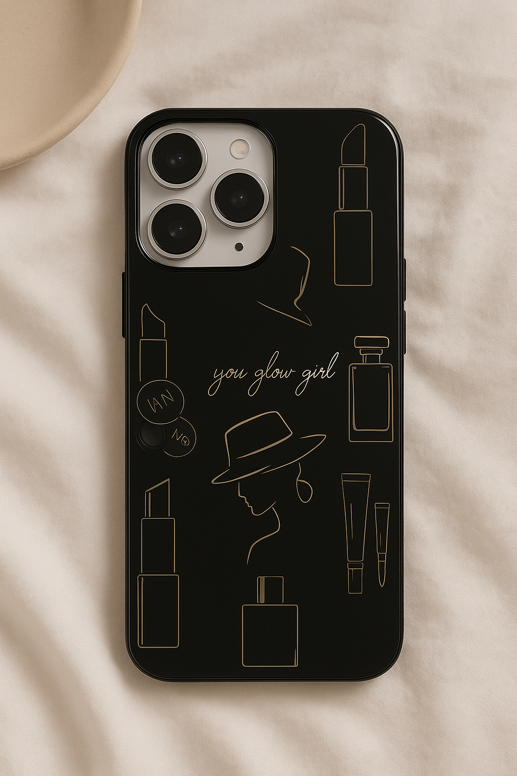 Glow & Grace Premium Glass Back Cover For iPhone 11,12,13,14,15,16,17 Models The Case & Co