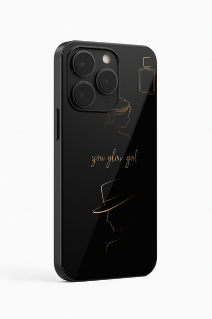 Glow & Grace Premium Glass Back Cover For iPhone 11,12,13,14,15,16,17 Models The Case & Co