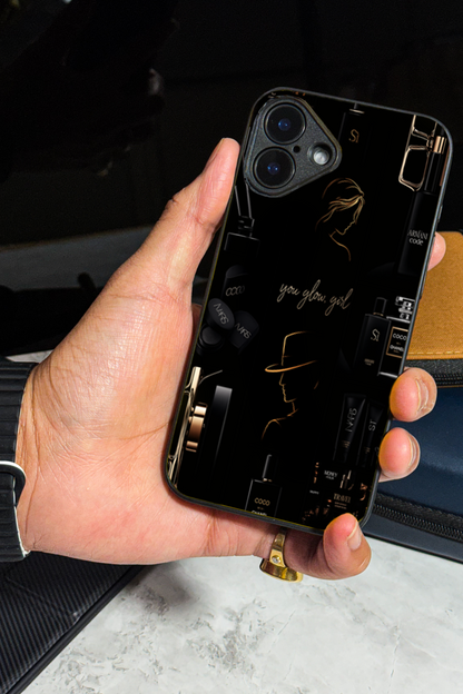 Glow & Grace Premium Glass Back Cover For iPhone 11,12,13,14,15,16,17 Models The Case & Co