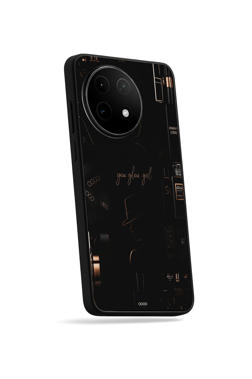 Glow & Grace Premium Glass Back Cover For One Plus 13, 12, 11, 10, Nord Series The Case & Co