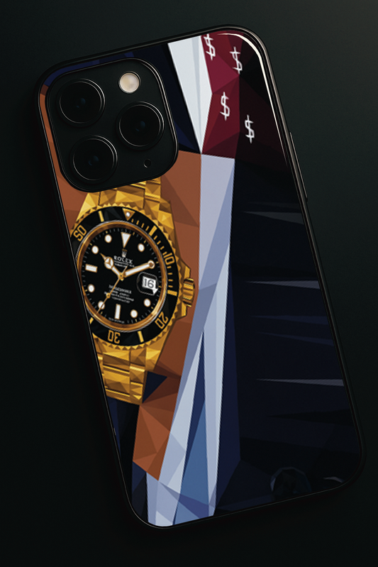 Golden Hour Premium Glass Back Cover For iPhone 11,12,13,14,15,16,17 Models The Case & Co