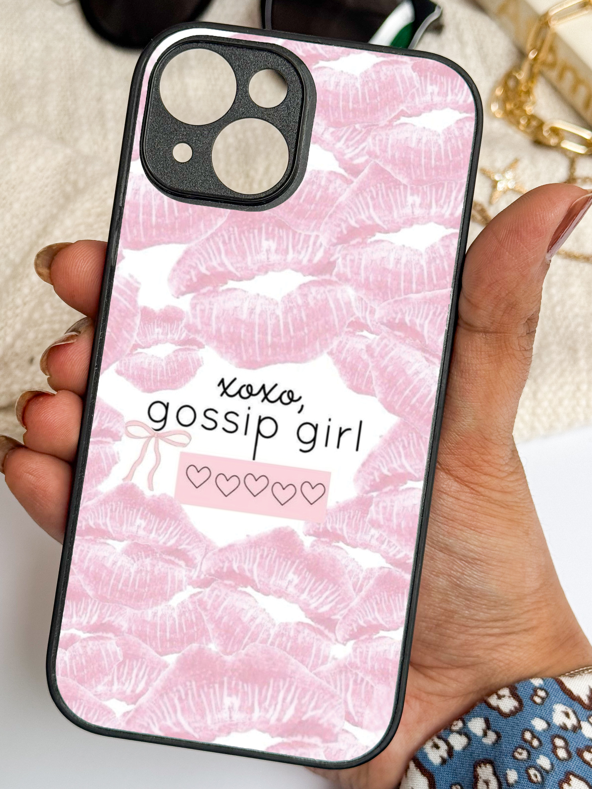 GOSSIP GIRL Blair’s Secret  Premium Glass Back Cover For iPhone 11,12,13,14,15,16,17 Models The Case & Co