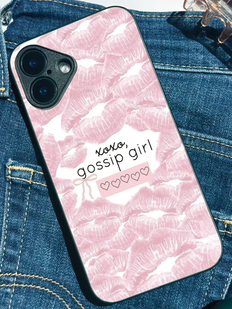 GOSSIP GIRL Blair’s Secret  Premium Glass Back Cover For iPhone 11,12,13,14,15,16,17 Models The Case & Co