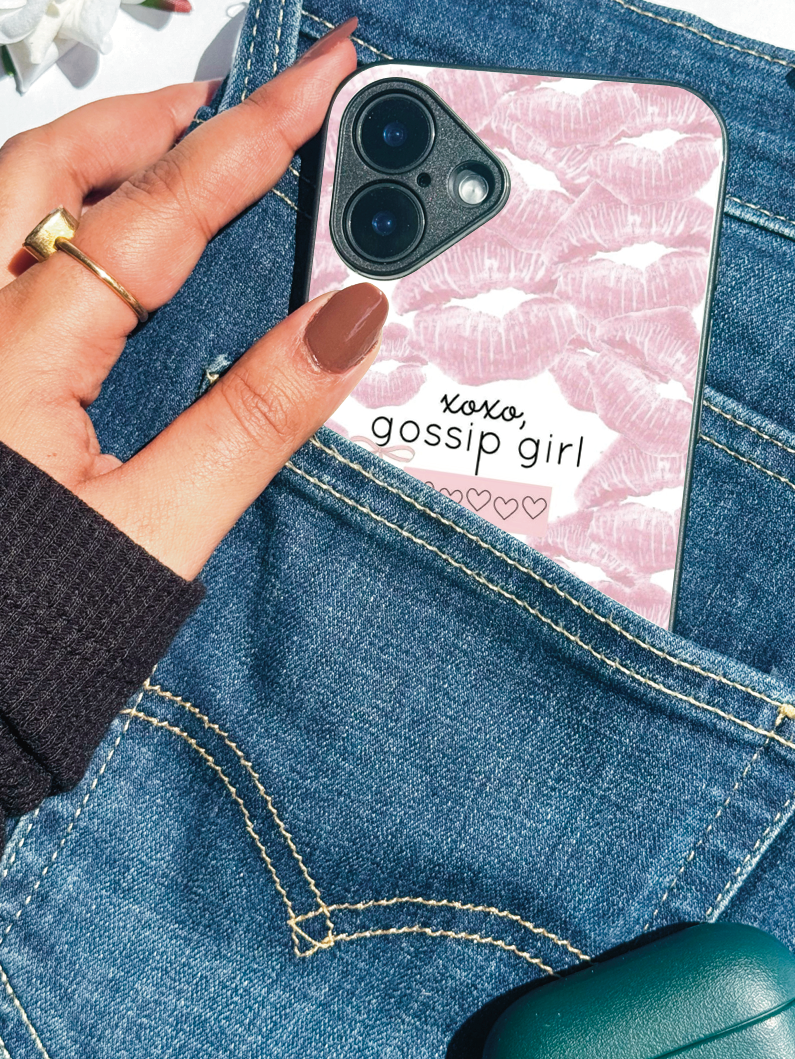 GOSSIP GIRL Blair’s Secret  Premium Glass Back Cover For iPhone 11,12,13,14,15,16,17 Models The Case & Co