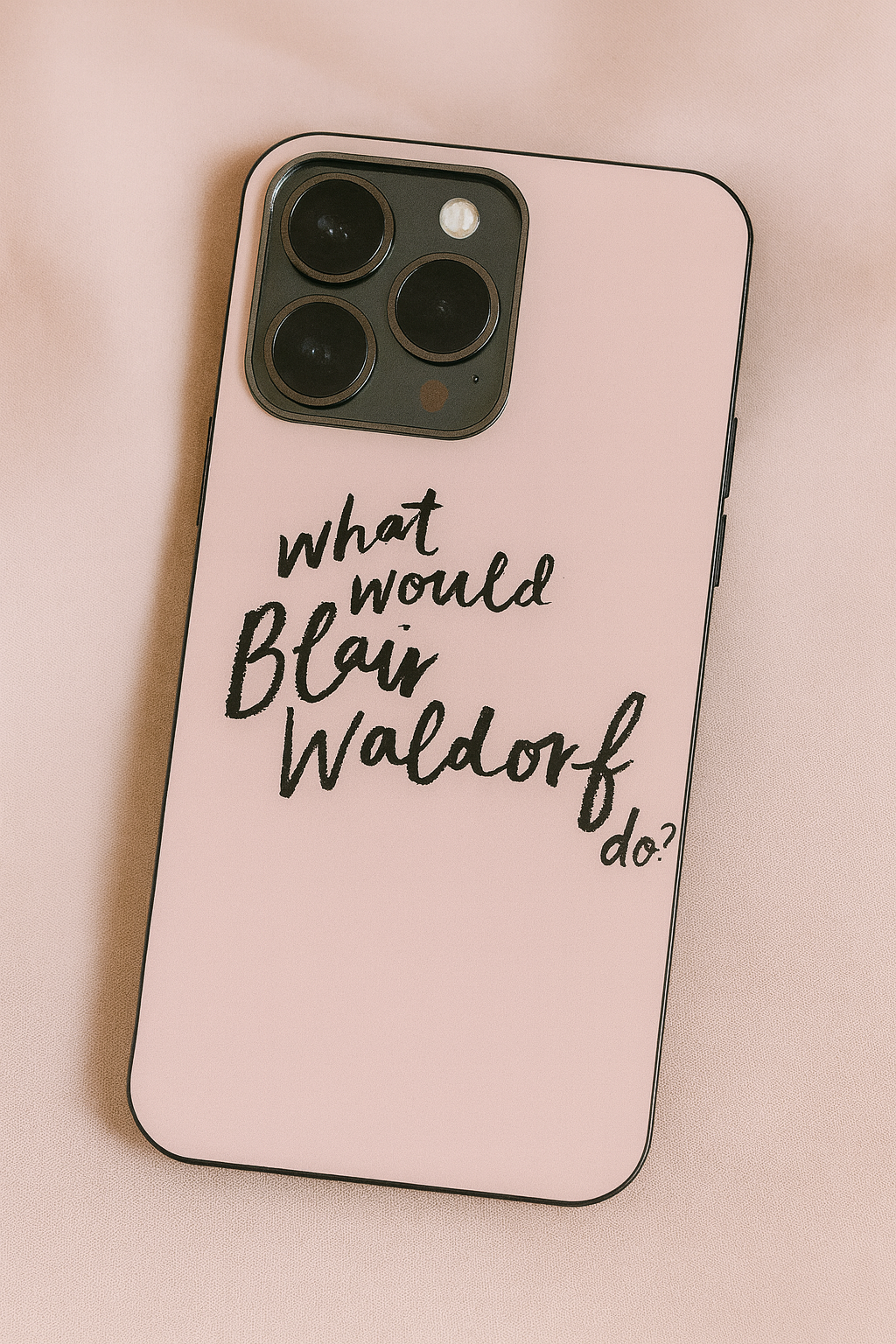 GOSSIP GIRL Queen B Premium Glass Back Cover For iPhone 11,12,13,14,15,16,17 Models The Case & Co