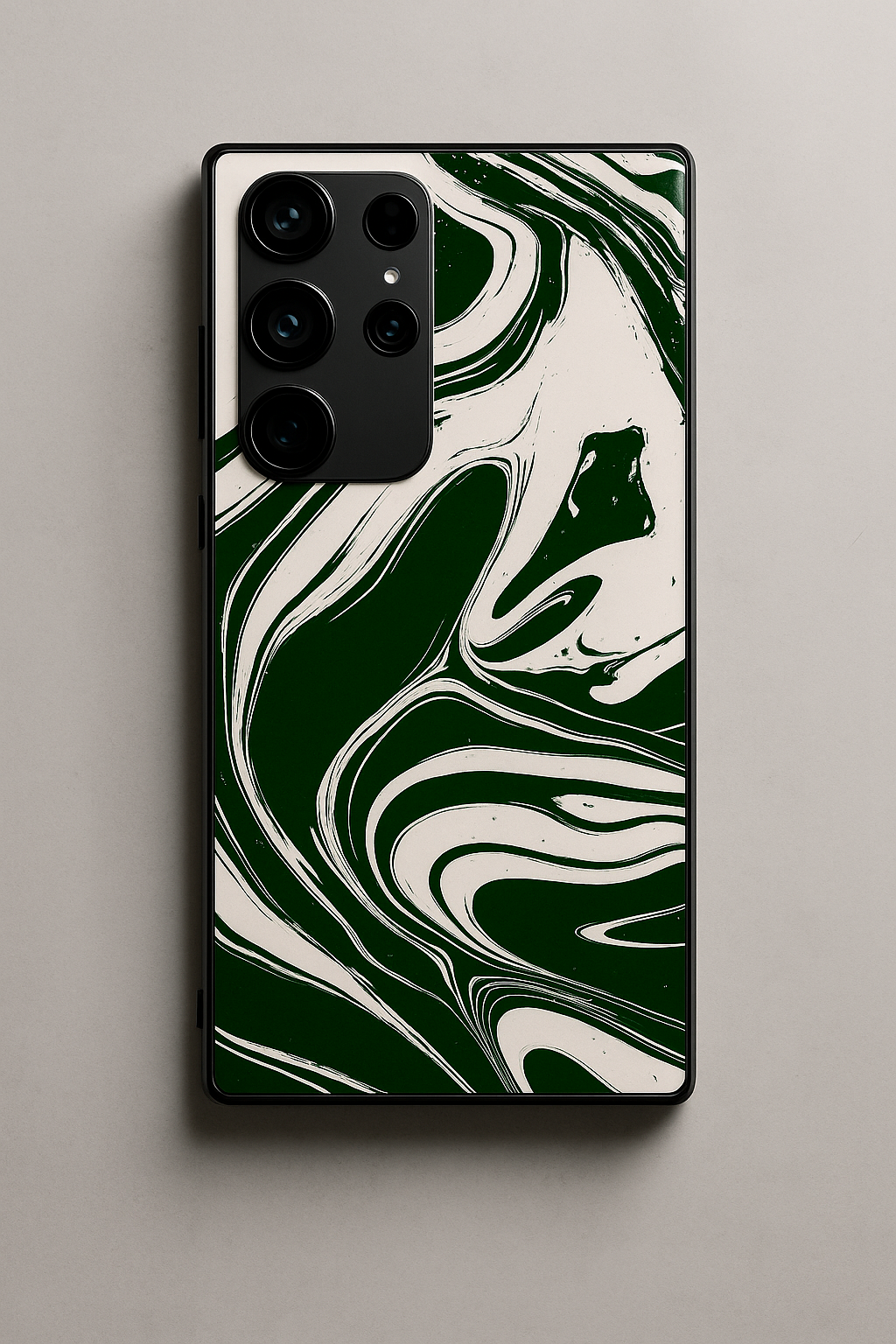 Grassy Marble Premium Glass Back Cover For Galaxy S, A, M & F Series The Case & Co