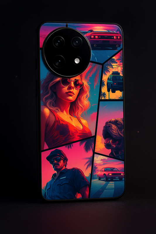 GTA Loading Premium Glass Back Cover For One Plus 13, 12, 11, 10, Nord Series The Case & Co