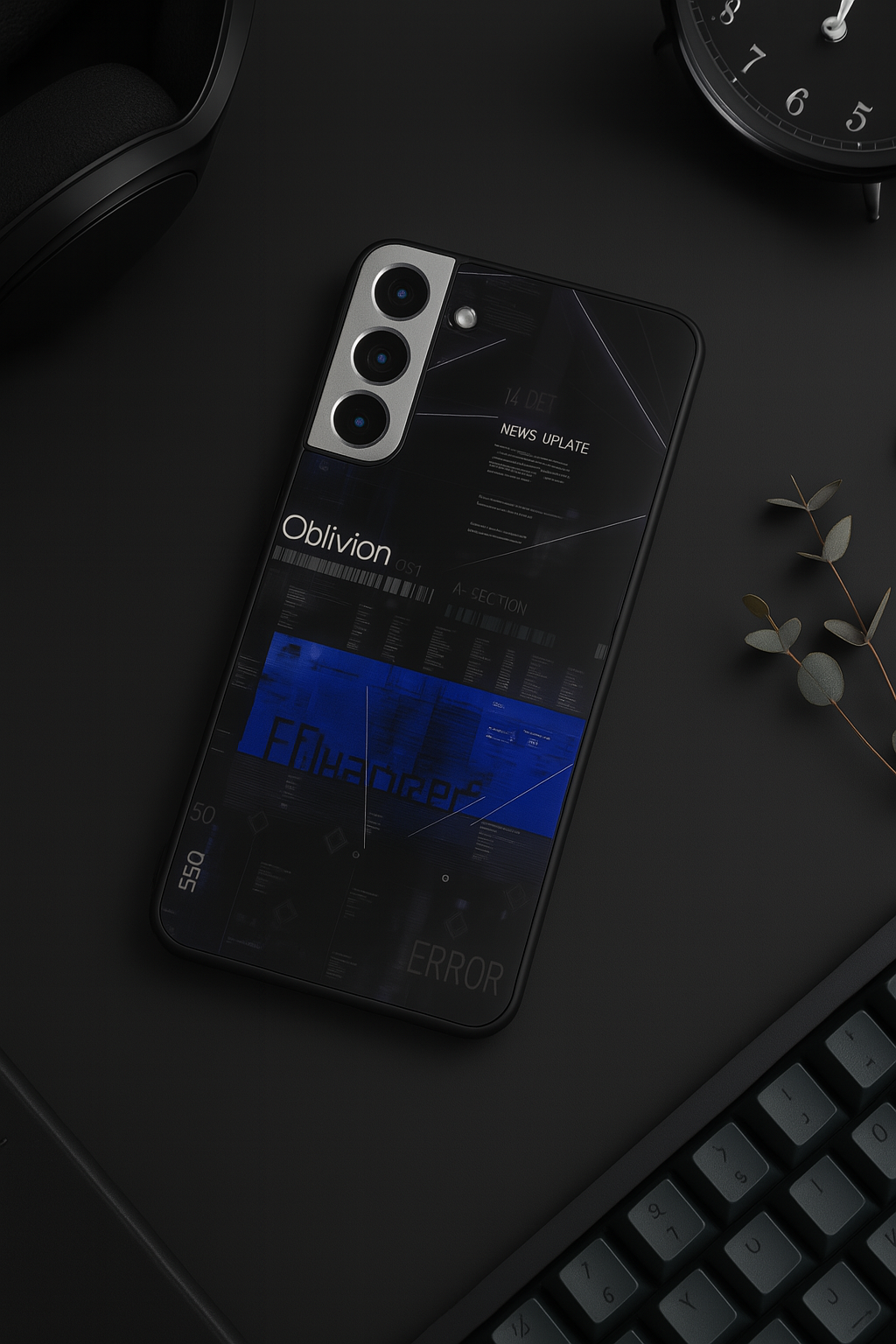 Hacker Premium Glass Back Cover For Galaxy S, A, M & F Series The Case & Co