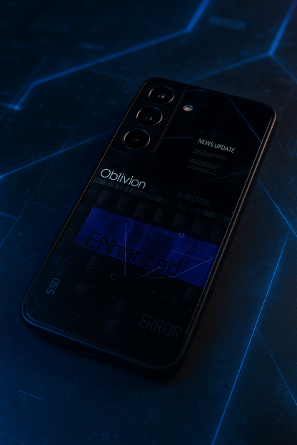 Hacker Premium Glass Back Cover For Galaxy S, A, M & F Series The Case & Co