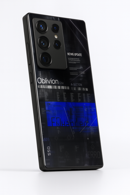 Hacker Premium Glass Back Cover For Galaxy S, A, M & F Series The Case & Co