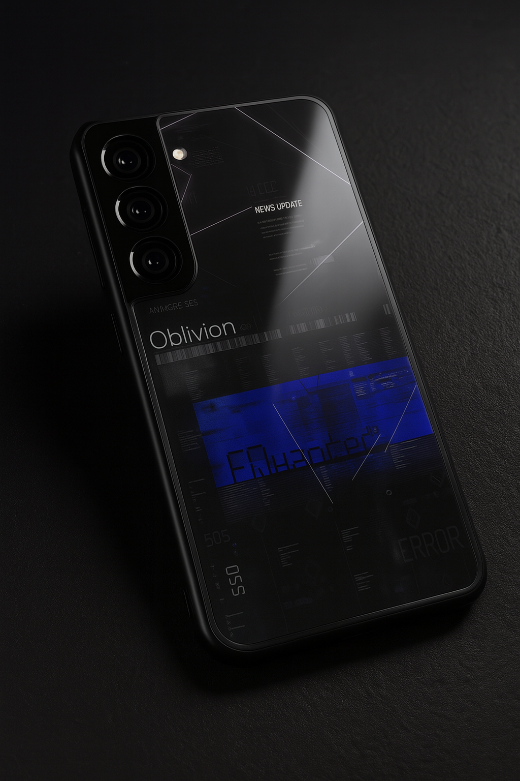 Hacker Premium Glass Back Cover For Galaxy S, A, M & F Series The Case & Co