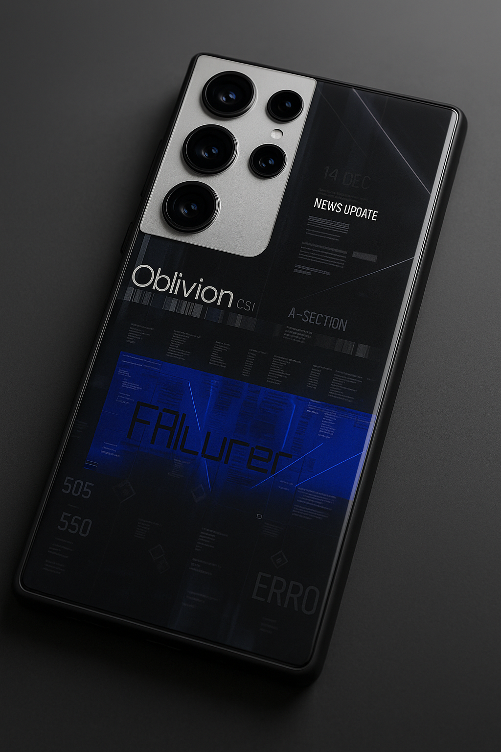 Hacker Premium Glass Back Cover For Galaxy S, A, M & F Series The Case & Co