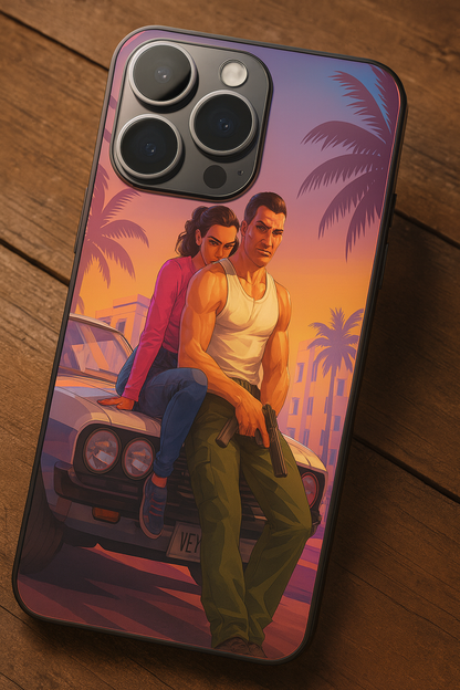 Heatwave Premium Glass Back Cover For iPhone 11,12,13,14,15,16,17 Models The Case & Co