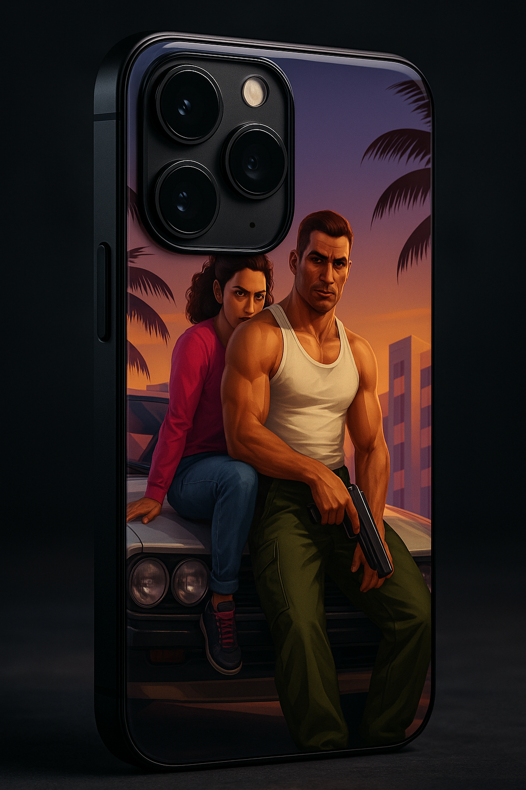 Heatwave Premium Glass Back Cover For iPhone 11,12,13,14,15,16,17 Models The Case & Co