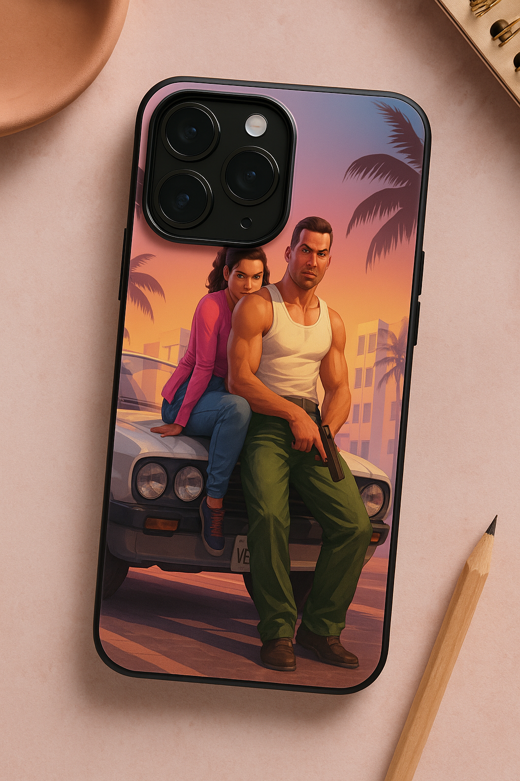 Heatwave Premium Glass Back Cover For iPhone 11,12,13,14,15,16,17 Models The Case & Co