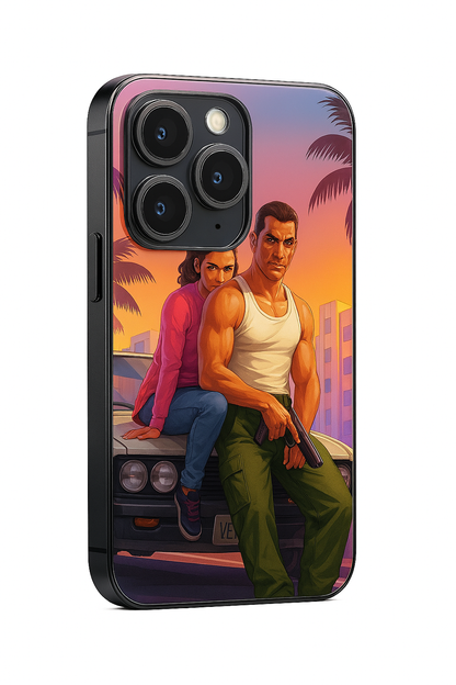 Heatwave Premium Glass Back Cover For iPhone 11,12,13,14,15,16,17 Models The Case & Co