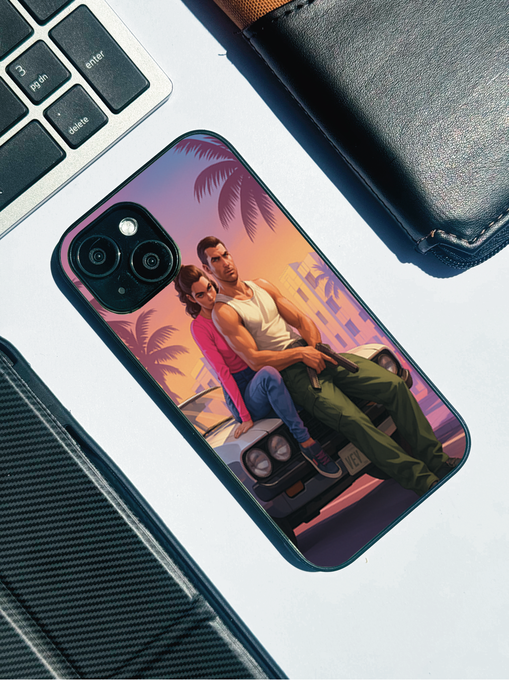 Heatwave Premium Glass Back Cover For iPhone 11,12,13,14,15,16,17 Models The Case & Co