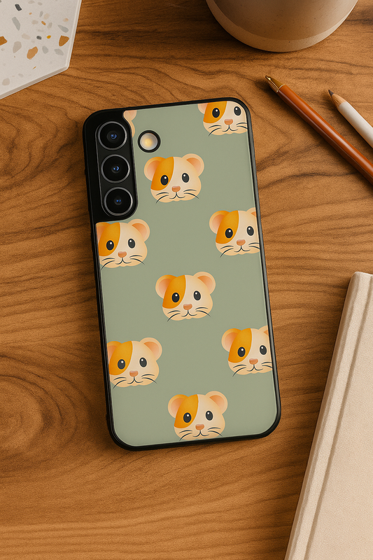 Hello Rabbis Premium Glass Back Cover For Galaxy S, A, M & F Series The Case & Co