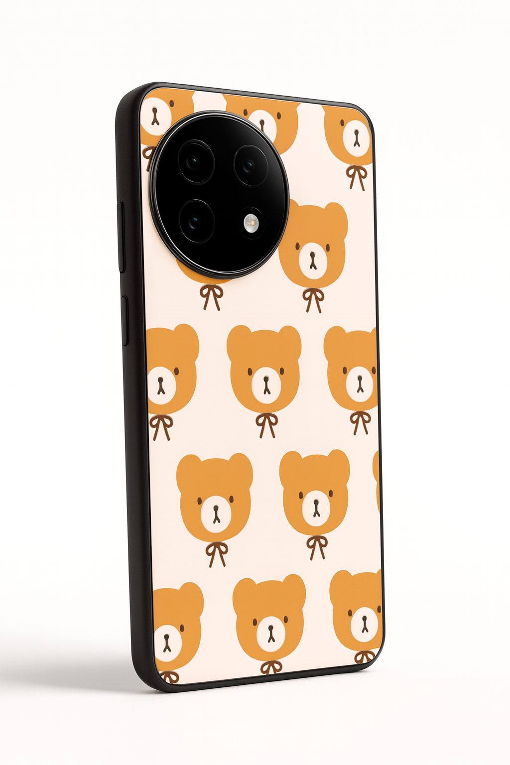 Hello Teddy Glass Back Cover For One Plus 13, 12, 11, 10, Nord Series The Case & Co