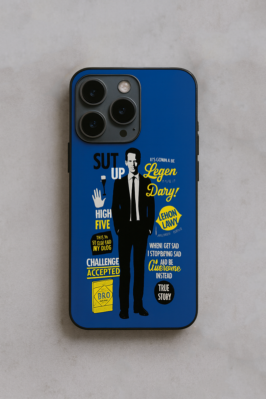 HIMYM Bro Code Case Premium Glass Back Cover For iPhone 11,12,13,14,15,16,17 Models The Case & Co