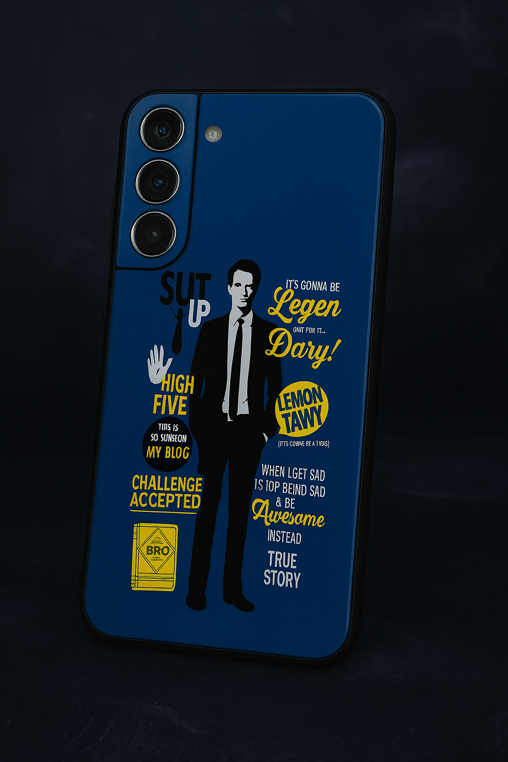 HIMYM Bro Code Premium Glass Back Cover For Galaxy S, A, M & F Series The Case & Co
